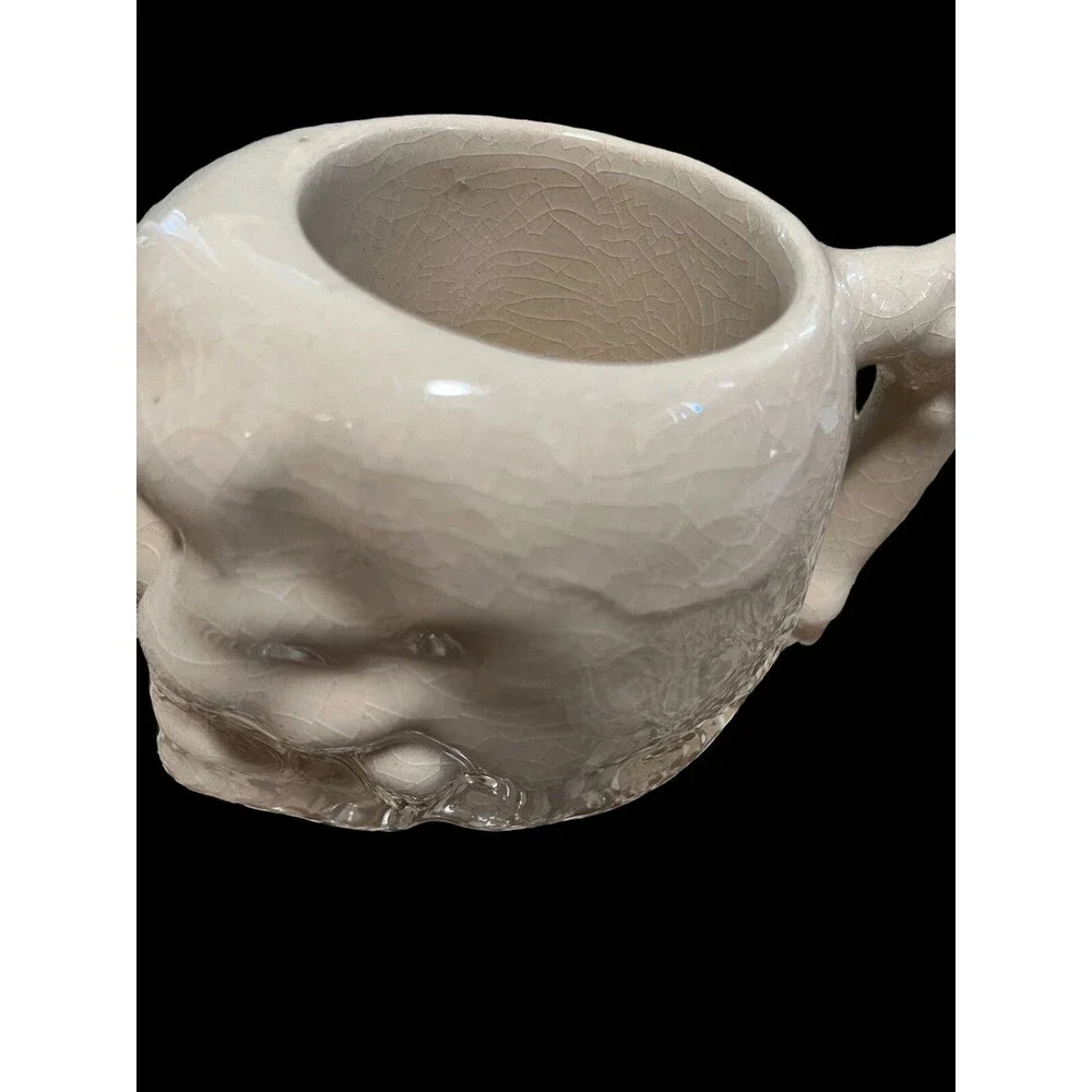 VINTAGE 1960's OTAGIRI CERAMIC SKULL FROM JAPAN TIKI MUG